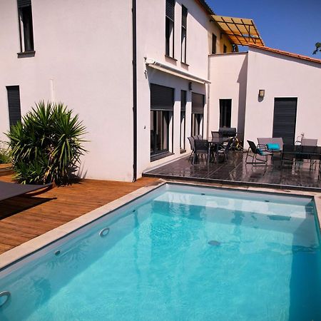 Villa Contemporaine, Jardin Mediterraneen Et Piscine Privee Saint-Jean-Pla-de-Corts Exterior foto