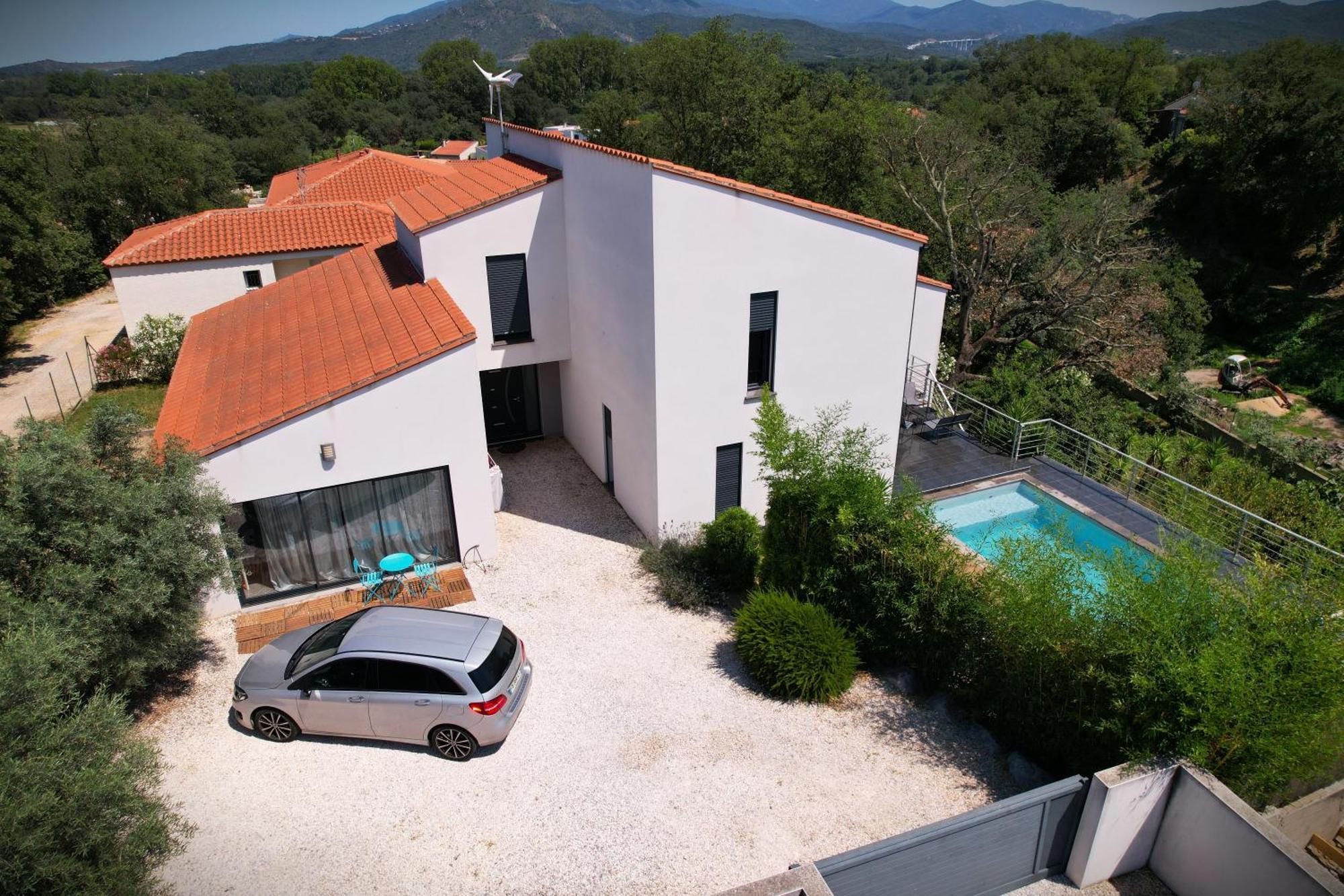 Villa Contemporaine, Jardin Mediterraneen Et Piscine Privee Saint-Jean-Pla-de-Corts Exterior foto